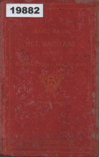 Image of Het Kapitaal. Eerste Deel (I-III); Das Kapital. Buku Pertama (I-III)