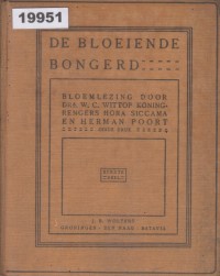 Image of De Bloeiende Bongerd: Bloemlezing Een Inleiding Tot De Literaire Kunst; Kebun Bunga Mekar: Antologi dan Pengantar Seni Sastra
