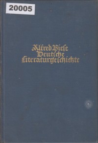 Image of Deutsche Literaturgeschichte; Sejarah Sastra Jerman