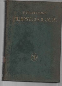 Image of Tierpsychologie vom Standpunkte des Biologen; Psikologi Hewan dari Sudut Pandang Ahli Biologi