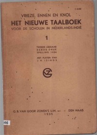 Image of Het Nieuwe Taalboek voor de Scholen in Nederlands-Indië; Buku Bahasa Baru untuk Sekolah di Hindia Belanda