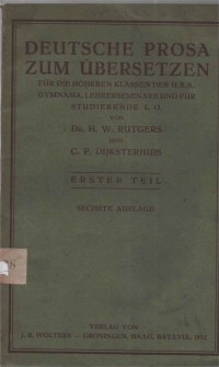 Image of Deutsche Prosa zum Übersetzen; Prosa Jerman untuk Diterjemahkan